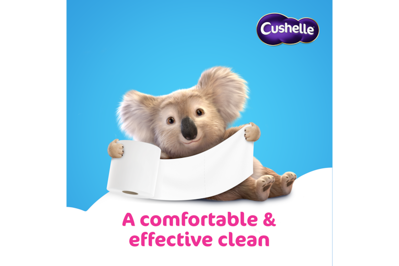 Slider main image for Cushelle Seriously Clean Tubeless Toilet Roll 6 Rolls 50% More Sheets 6