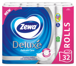 Zewa Туалетний папір  Deluxe Білий