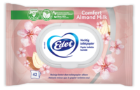 Edet vochtig toiletpapier Comfort Amandel melk