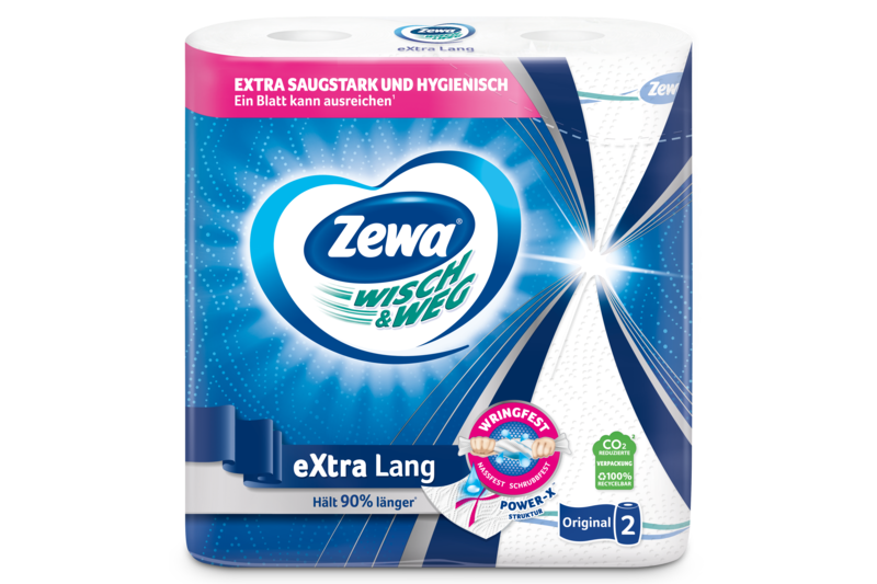 Zewa Wish & Weg Extra Long