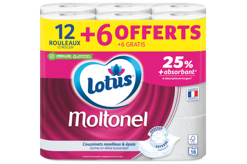 Lotus Papier toilette Moltonel