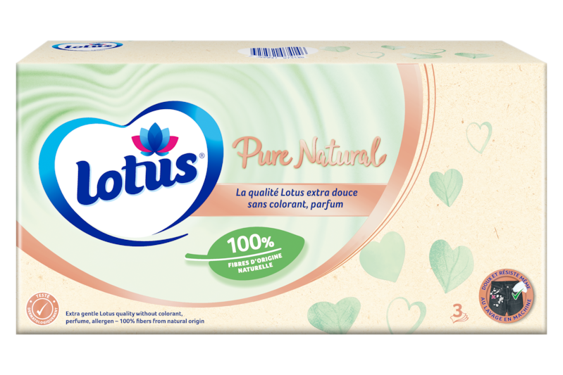 Slider main image for Lotus Boîte mouchoirs  Pure Natural 1