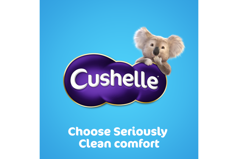 Slider main image for Cushelle Seriously Clean Toilet Roll Standard Rolls 9