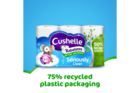Slider thumbnail image for Cushelle Seriously Clean Tubeless Toilet Roll 6 Rolls 50% More Sheets 8