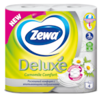 Zewa Туалетная бумага  Deluxe Ромашка, 3 слоя