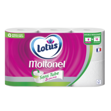 Lotus Papier toilette Moltonel Sans Tube