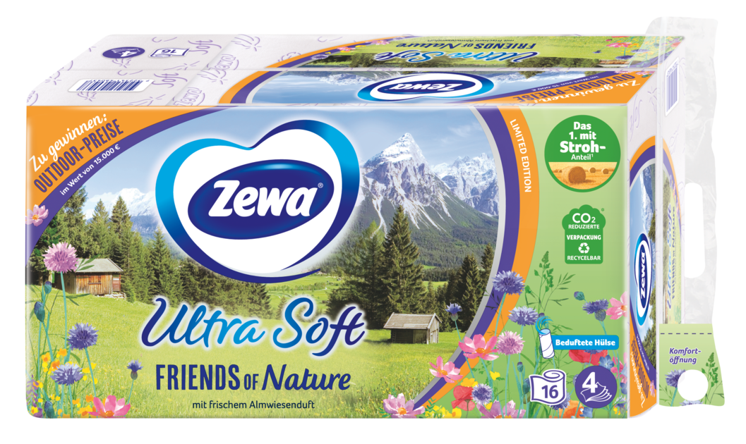 Zewa Ultra Soft Limited Edition mit Stroh-Anteil - Zewa