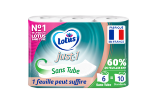 Lotus Papier Toilette Just.1 Sans Tube