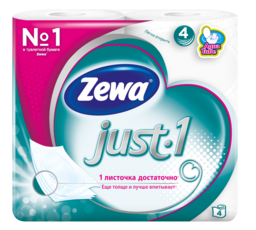 Zewa Туалетний папір Just1 Білі