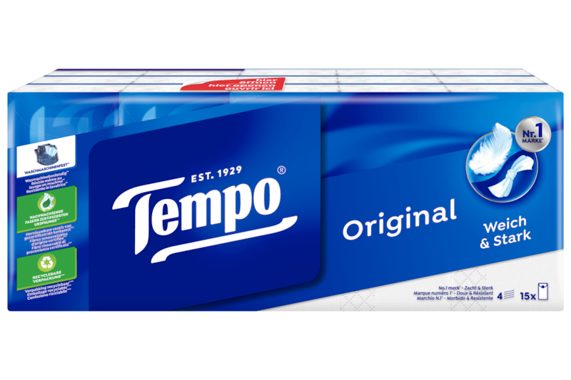 Slider main image for Tempo Mouchoirs  Classique 1