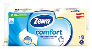 Zewa comfort Das klassisch Gelbe