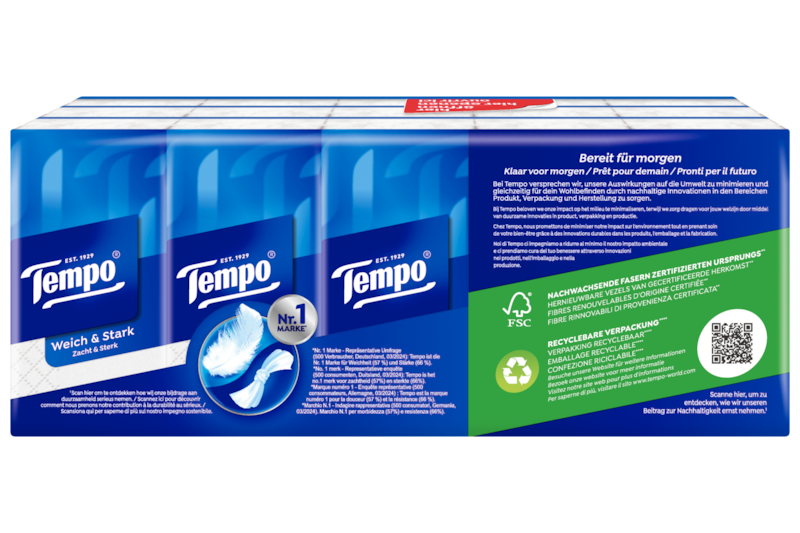Slider main image for Tempo Mouchoirs  Classique 2
