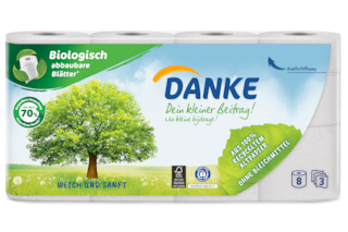 Danke - Dein kleiner Beitrag im Badezimmer