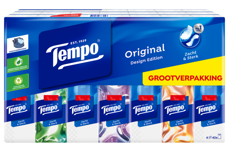 Slider main image for Tempo Mouchoirs  Original Édition Design 1