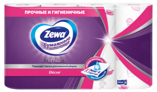 Zewa Бумажные полотенца  Premium Décor 2 рулона