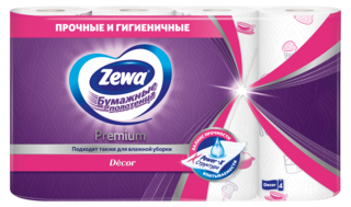 Zewa Бумажные полотенца Premium Décor 2 рулона