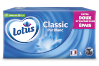 Lotus Boîte mouchoirs Classic Pur Blanc