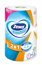 Zewa Бумажные полотенца Standard 2в1