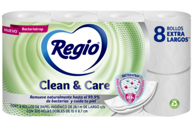 Regio Papel Higiénico Clean & Care