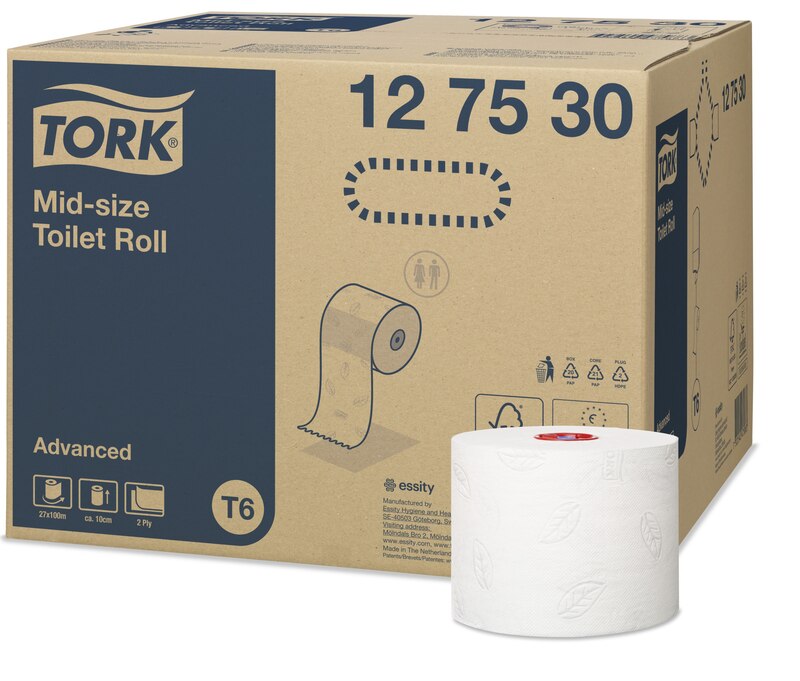 Tork Papier toilette rouleau Mid-size Advanced