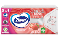Zewa Deluxe Creamy Strawberry papír zsebkendő