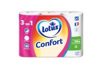 Lotus Papier Toilette Confort 3-en-1 Blanc