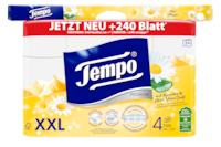 Tempo WC Papier Premium mit Kamille und Aloe Vera Duft 4 lagig