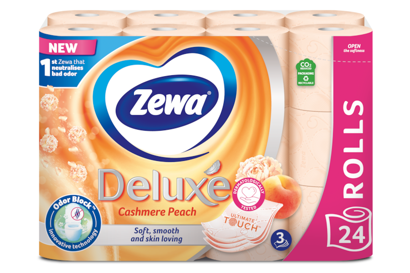 Zewa Deluxe Cashmere Peach