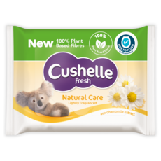 Cushelle Fresh Natural Care moist toilet paper wipes