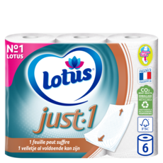 action lotus papier toilette