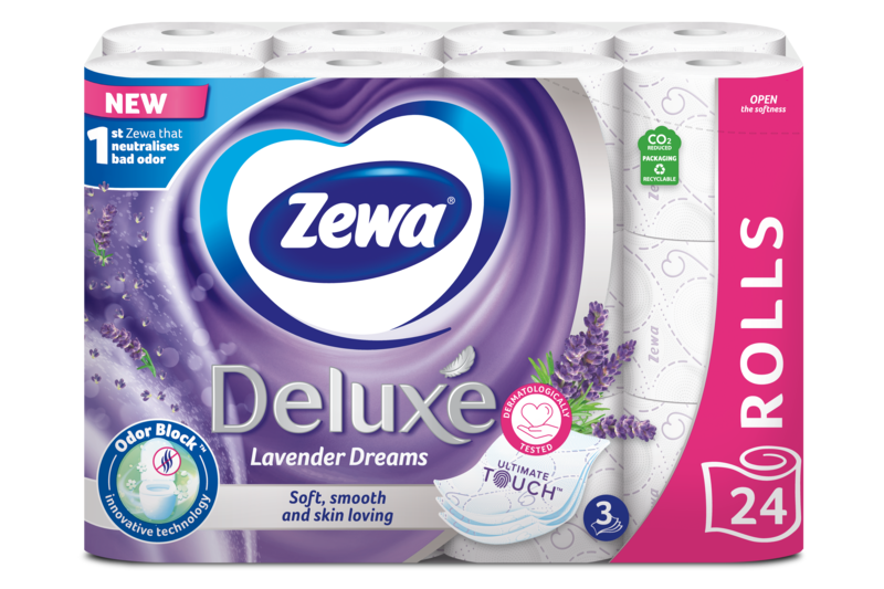 Zewa Deluxe Lavender Dreams toalettpapír