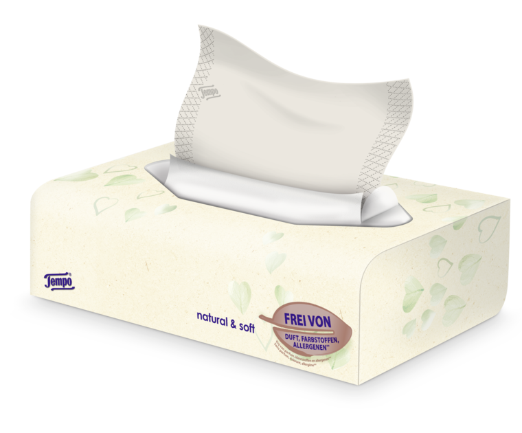 Tempo Natural & Soft Tissue Box Tempo