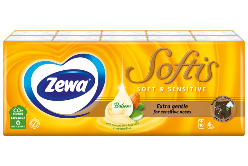 Zewa Носові хусточки  Soft&Sensitive