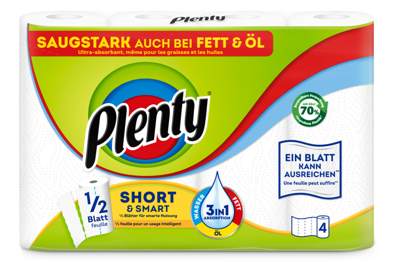 Slider main image for Plenty Short & Smart Haushaltstücher 1