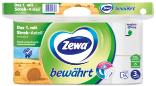 Zewa bewährt mit Stroh-Anteil
