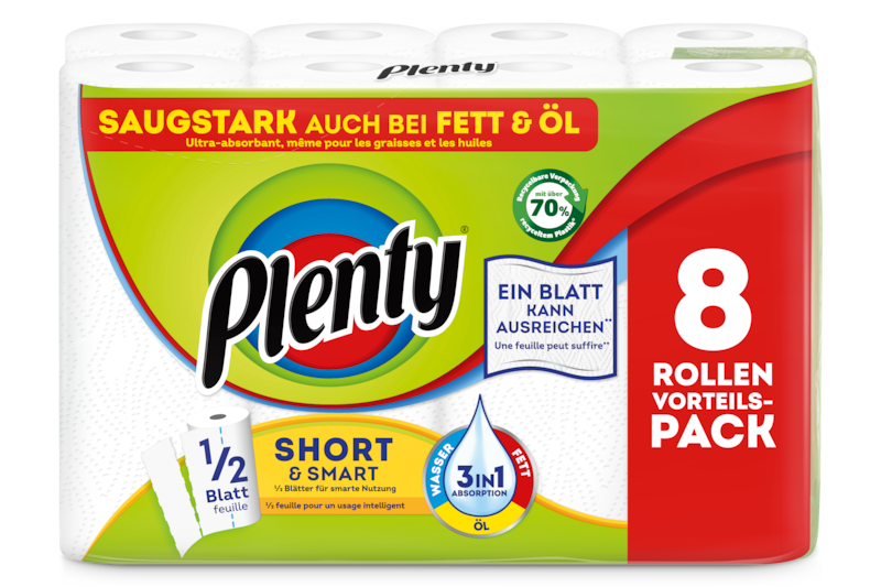 Slider main image for Plenty Short & Smart Haushaltstücher 2