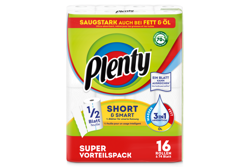 Slider main image for Plenty Short & Smart Haushaltstücher 3