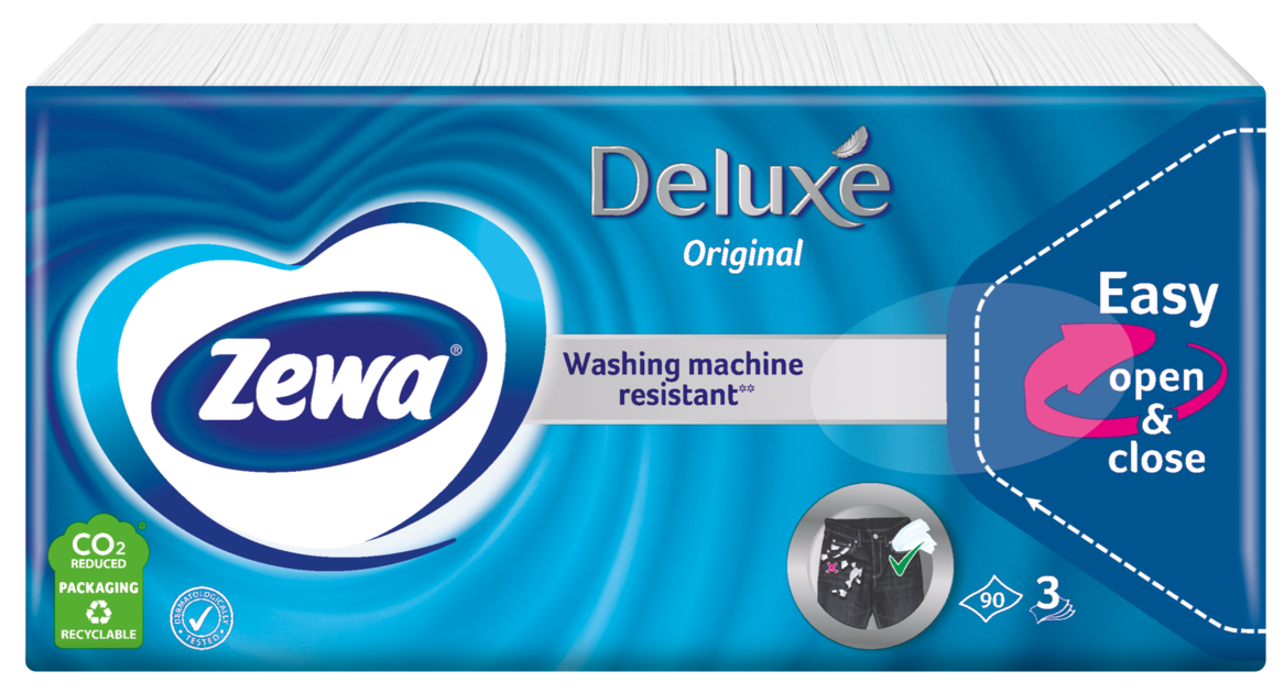 Zewa Deluxe Classic papír zsebkendő - Zewa