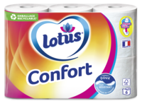 Lotus Papier toilette Confort Rose ou Blanc
