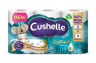 Cushelle Quilted Coconut Toilet Roll 50% More Sheets