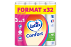 Lotus Papier Toilette Confort 3-en-1 Blanc