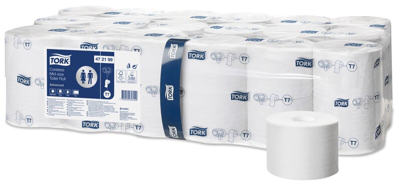 Tork Mid-Size bezdutinkový toaletní papír Advanced 2vrstvý