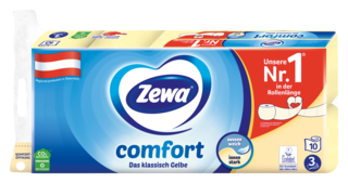 Zewa comfort Das klassisch Gelbe