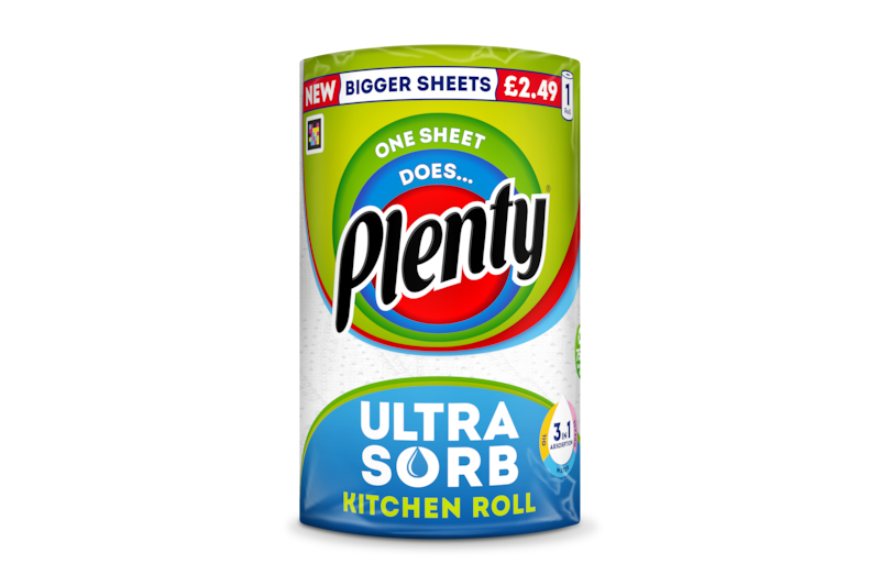 Slider main image for Plenty Ultrasorb Kitchen Roll 1
