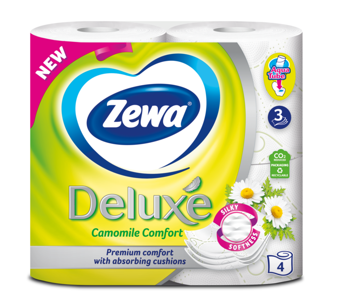 Туалетний папір Zewa Deluxe Ромашка - Zewa