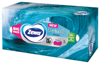 Zewa Deluxe Design dobozos papír zsebkendő