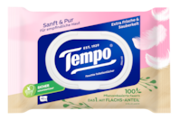 Tempo Feuchte Toilettentücher sanft&pur