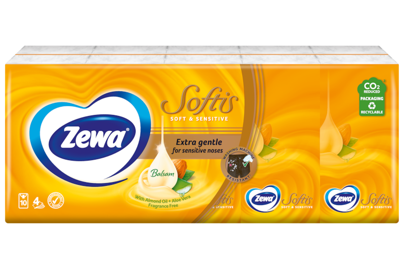 Zewa Softis Soft & Sensitivepapír zsebkendő