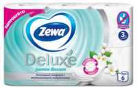 Zewa Туалетная бумага Deluxe Жасмин, 3 слоя