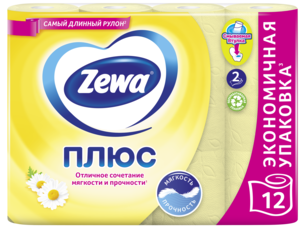 Zewa Туалетний папір Плюс Ромашка